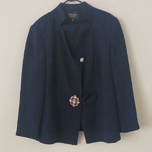 Navy Blue Women's Skirt Suit